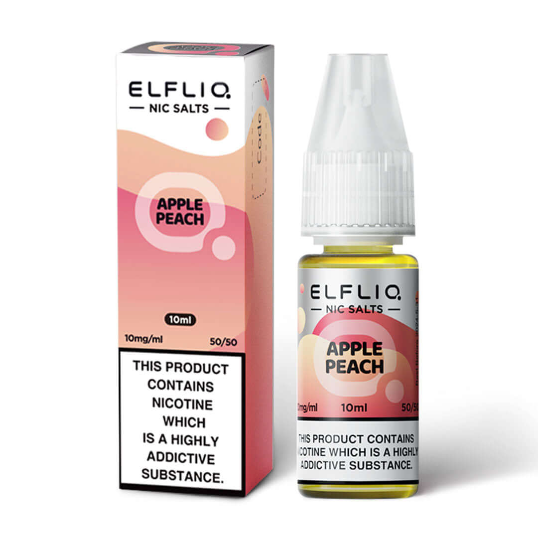 Elf Bar Elfliq Apple Peach 10mg Nicotine Salt E-Liquid