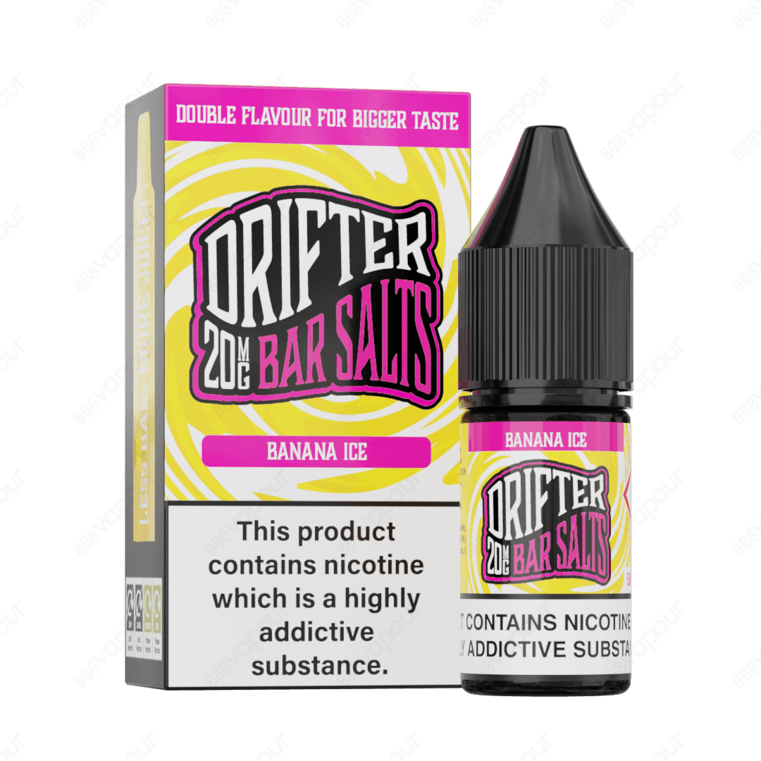 Drifter Bar Salts Banana Ice 10mg Nicotine Salt E-Liquid