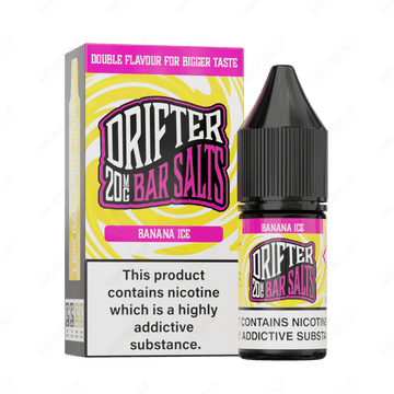 Drifter Bar Salts Banana Ice 10mg Nicotine Salt E-Liquid