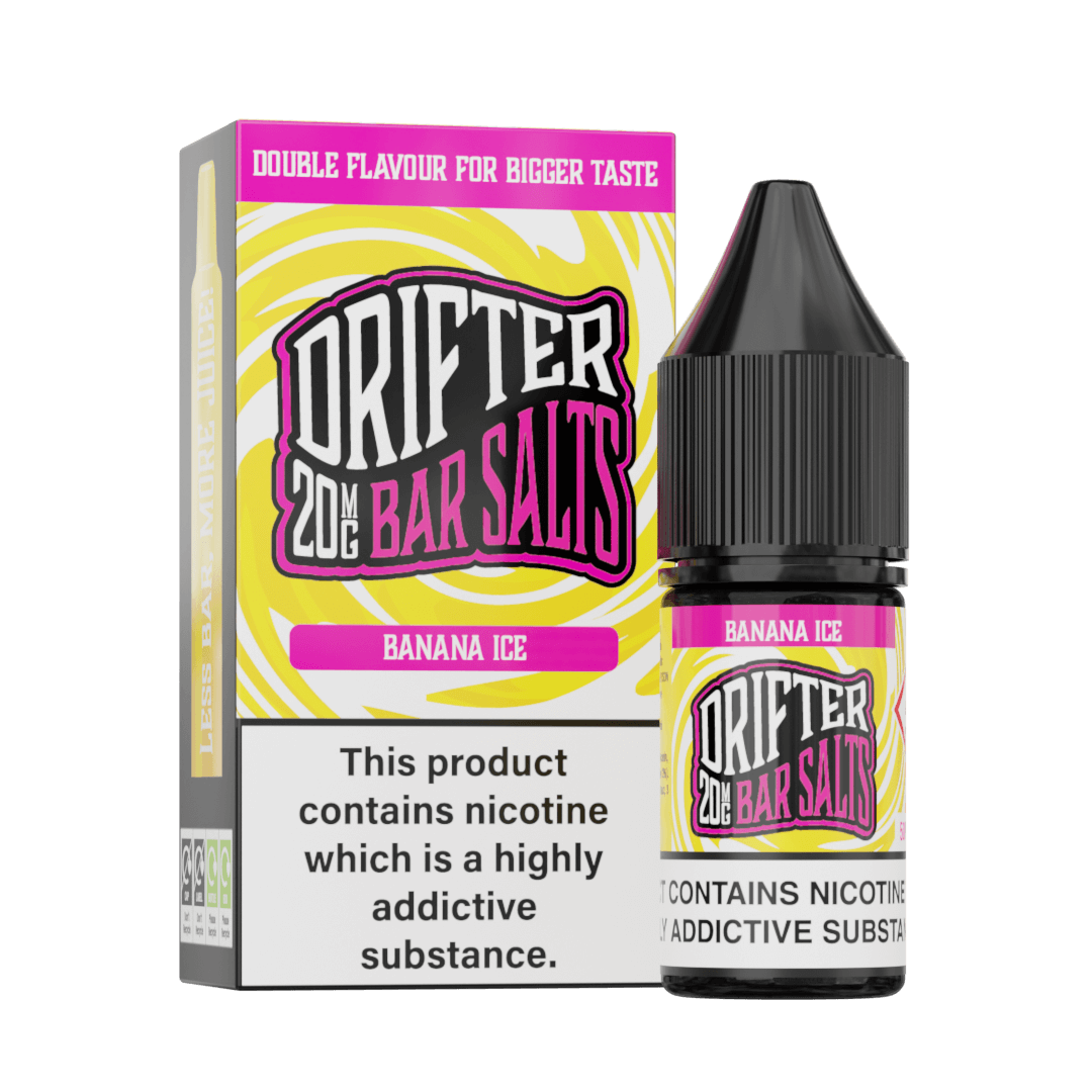 Drifter Bar Salts Banana Ice 20mg Nicotine Salt E-Liquid