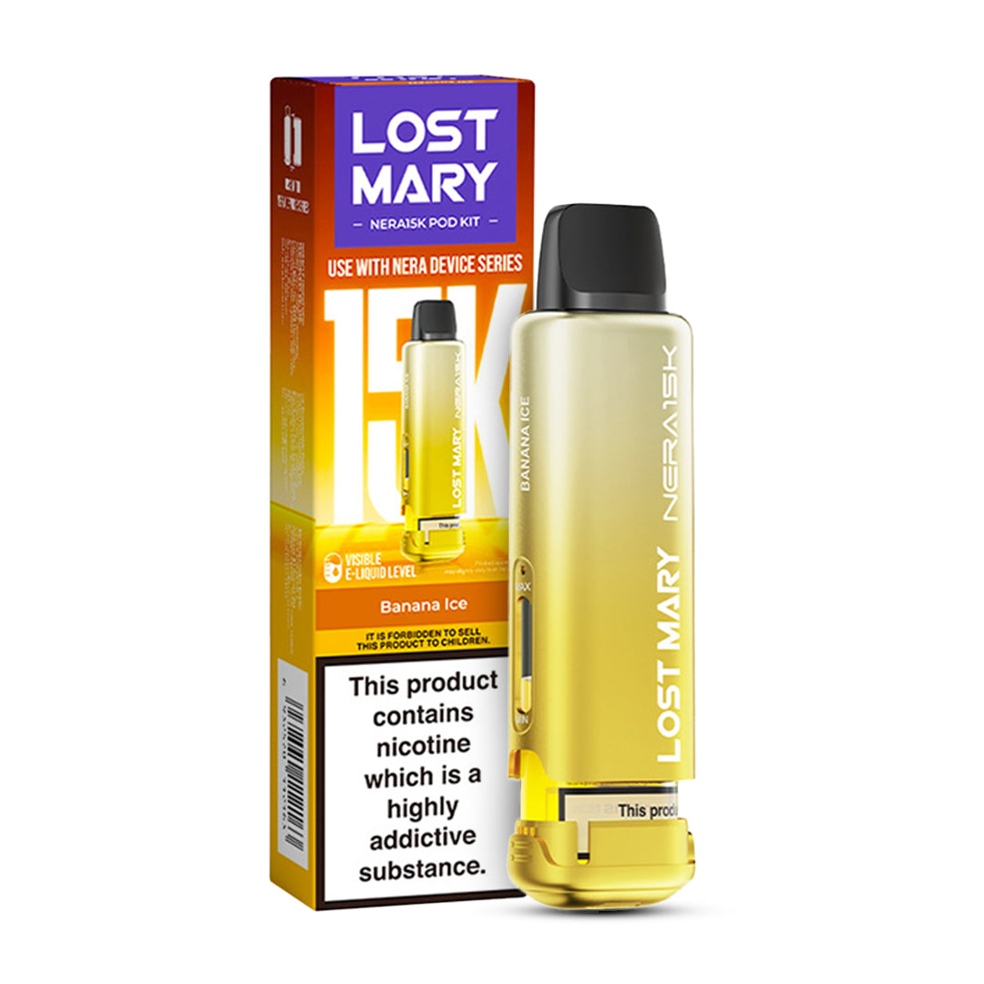 Banana Ice Lost Mary Nera Replacement Pods for Nera 30K Fullview Pod Kit