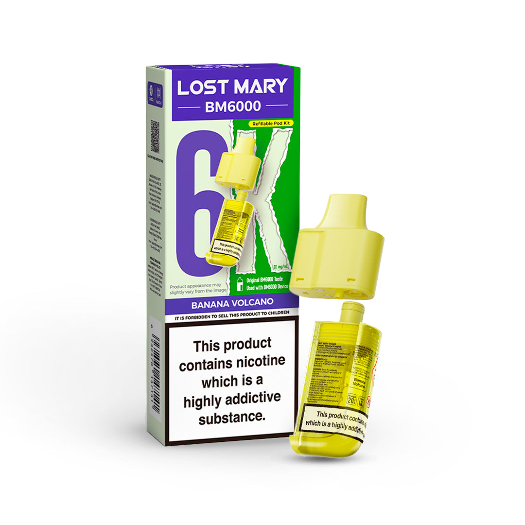 change pod lost mary bm6000 bm6000 pods