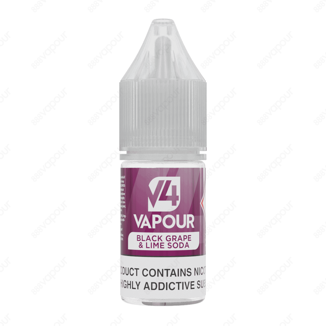 V4 Vapour Black Grape & Lime Soda 0mg Freebase E-Liquid