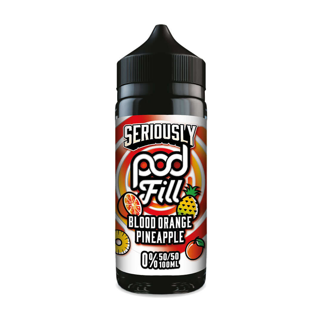 Doozy Vape Co Seriously Pod Fill Blood Orange Pineapple 100ml Shortfill E-Liquid