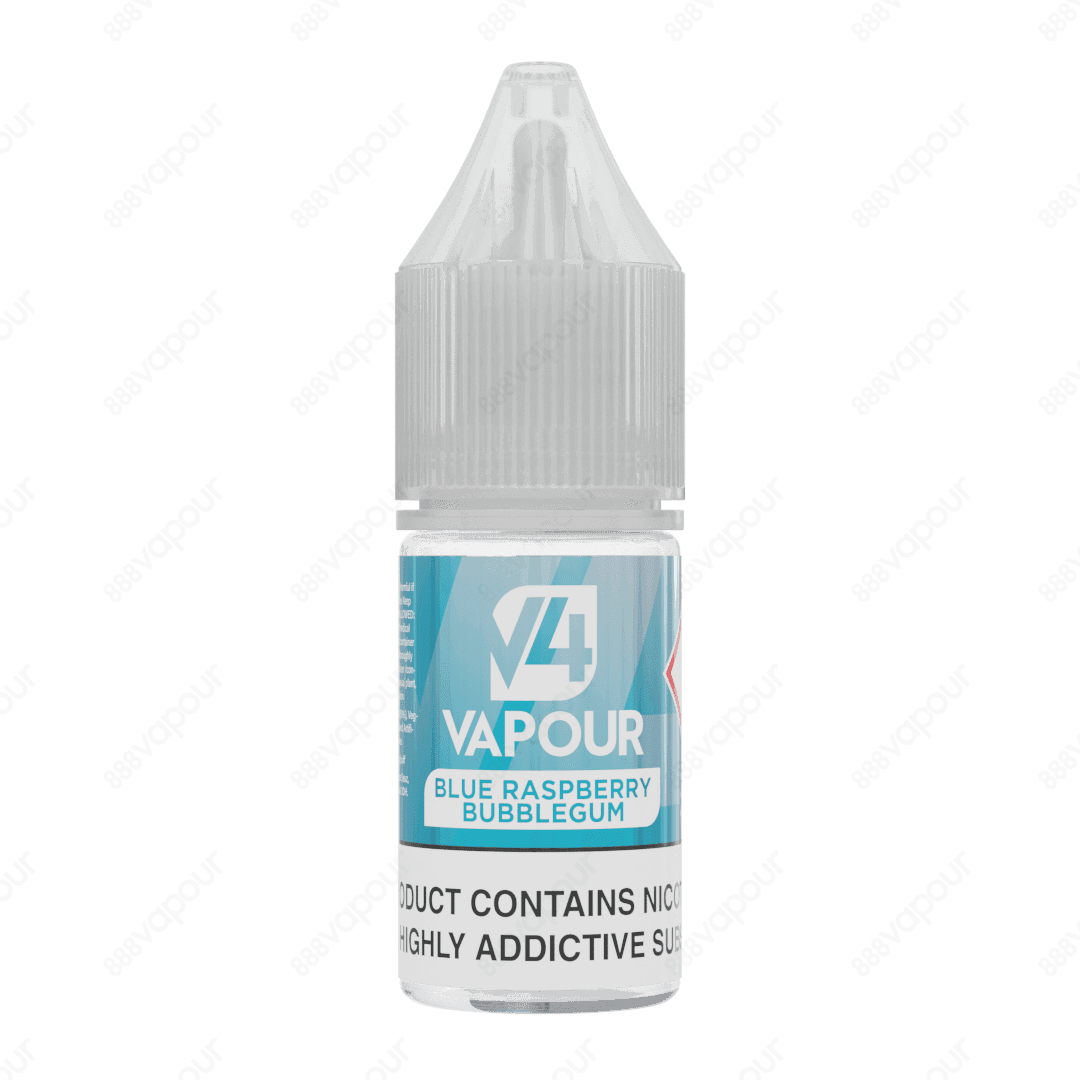 V4 Vapour Blue Raspberry Bubblegum 0mg Freebase 10ml E-Liquid