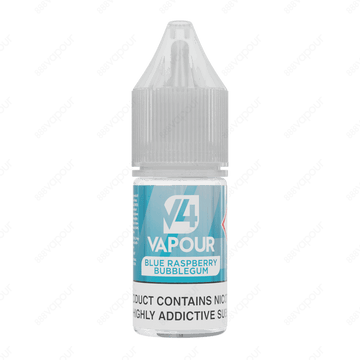 V4 Vapour Blue Raspberry Bubblegum 0mg Freebase 10ml E-Liquid