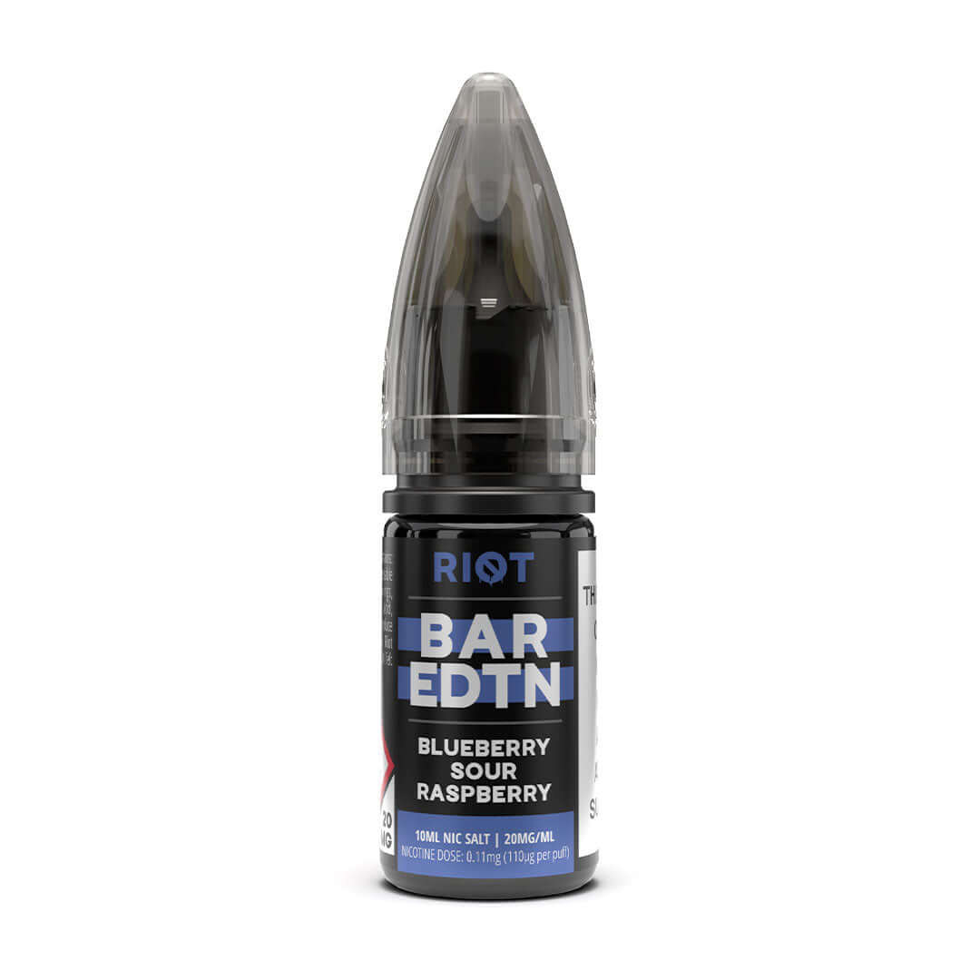 Riot Squad Bar Edition Blueberry Sour Raspberry 10ml Nicotine Salt E-Liquid