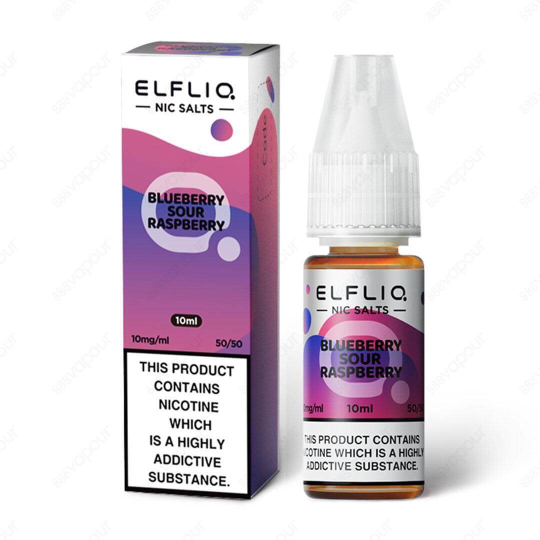 Elf Bar Elfliq Blueberry Sour Raspberry 10mg Nicotine Salt E-Liquid