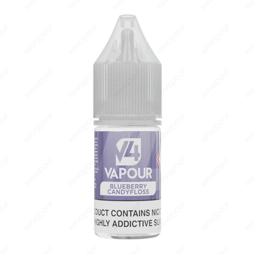 V4 Vapour Blueberry Candyfloss 0mg Freebase 10ml E-Liquid