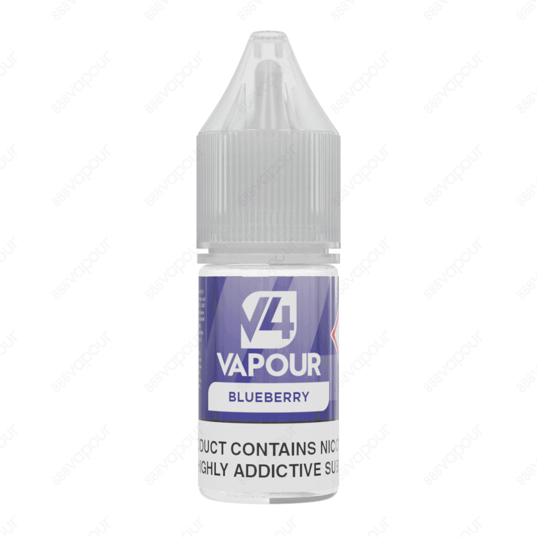 V4 Vapour Blueberry 0mg Freebase 10ml E-Liquid