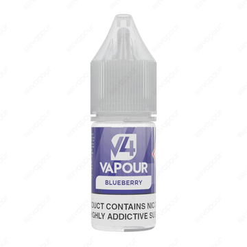 V4 Vapour Blueberry 0mg Freebase 10ml E-Liquid