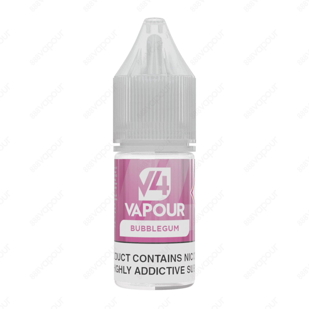 V4 Vapour Bubblegum 0mg Freebase 10ml E-Liquid