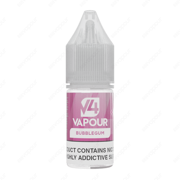 V4 Vapour Bubblegum 0mg Freebase 10ml E-Liquid