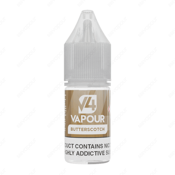 V4 Vapour Butterscotch 0mg Freebase 10ml E-Liquid