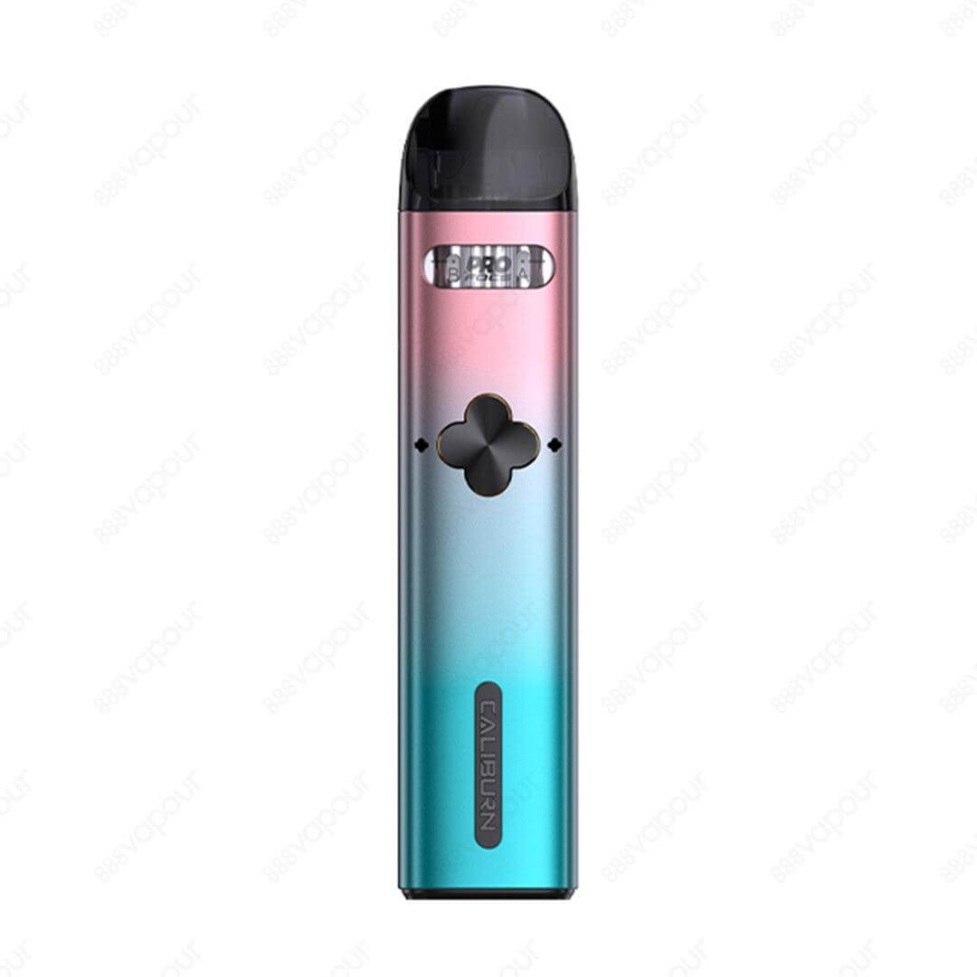 Pink Cyan UWELL Caliburn Explorer Dual Pod Kit