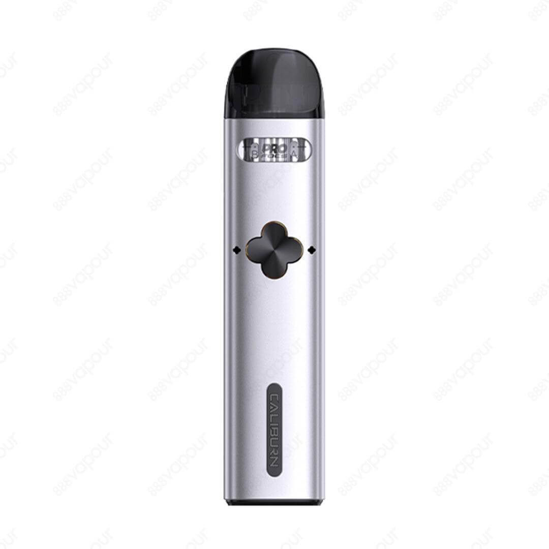Silver UWELL Caliburn Explorer Dual Pod Kit