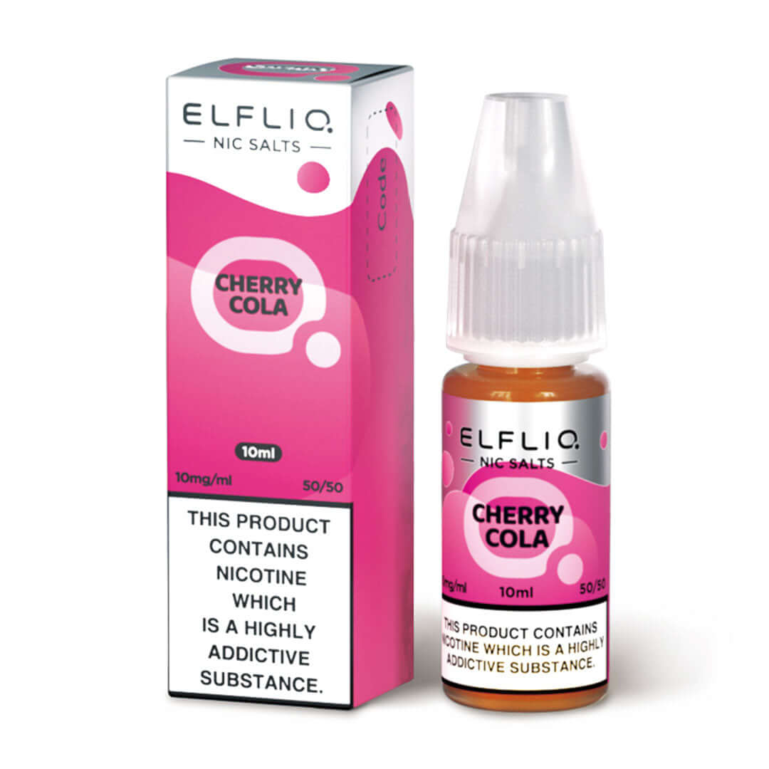 Elf Bar Elfliq Cherry Cola 10mg Nicotine Salt E-Liquid