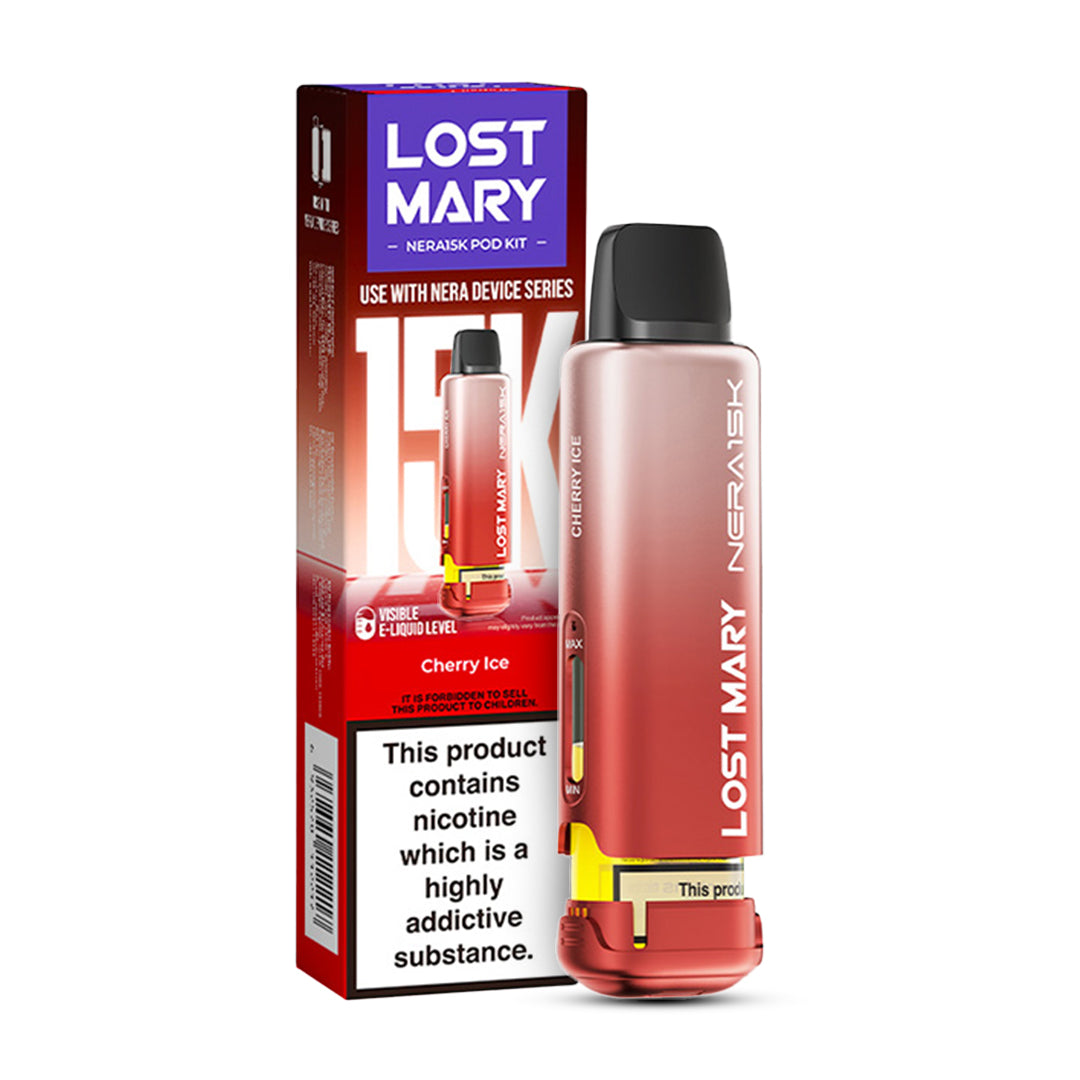 Cherry Ice Lost Mary Nera Replacement Pods for Nera 30K Fullview Pod Kit