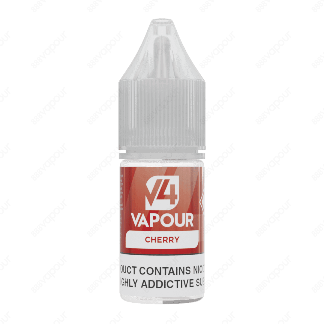 V4 Vapour Cherry 0mg Freebase 10ml E-Liquid