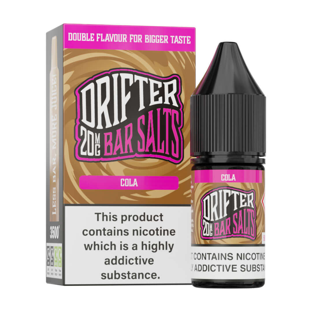 Drifter Bar Salts Cola 20mg Nicotine Salt E-Liquid