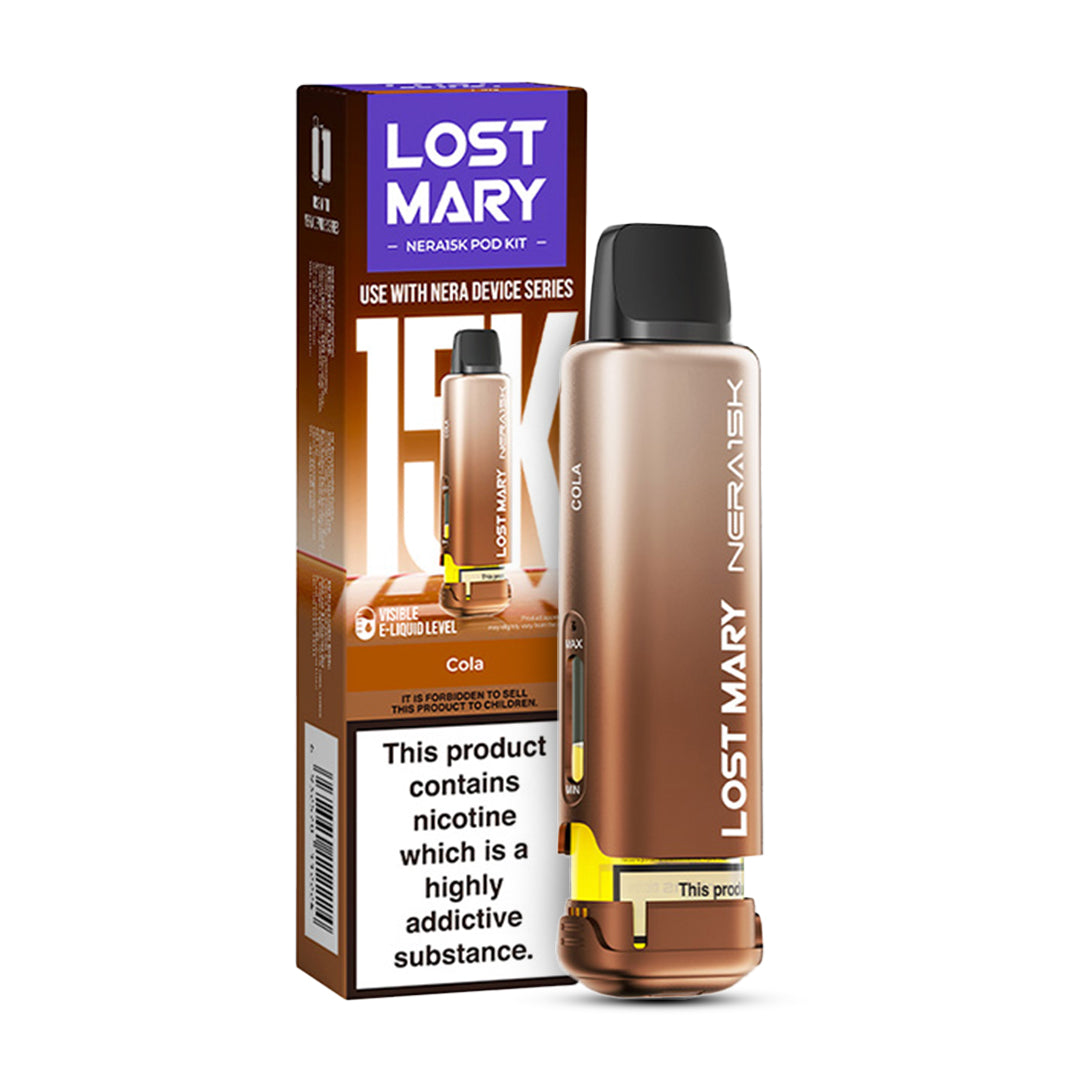 Cola Lost Mary Nera Replacement Pods for Nera 30K Fullview Pod Kit
