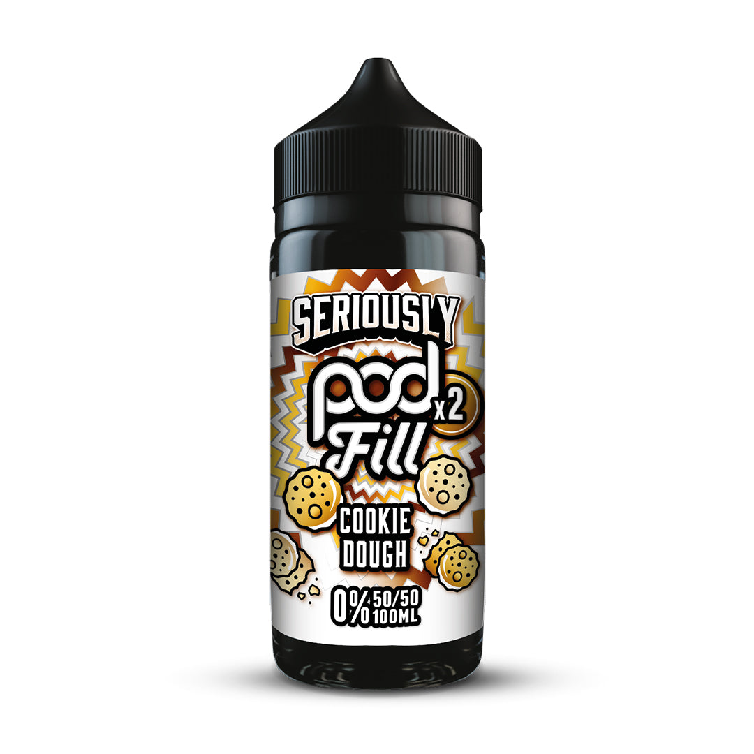 Doozy Vape Co Cookie Dough Seriously Pod Fill X2 120ml Shortfill E-Liquid
