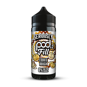 Doozy Vape Co Cookie Dough Seriously Pod Fill X2 120ml Shortfill E-Liquid