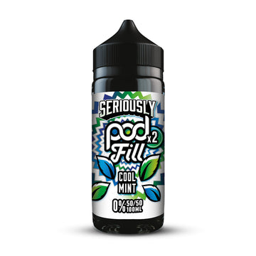 Doozy Vape Co Cool Mint Seriously Pod Fill X2 120ml Shortfill E-Liquid