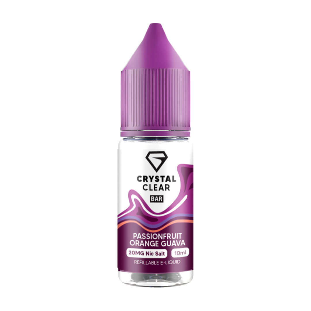 SKE Crystal Clear Passionfruit Orange Guava 20mg Nicotine Salt E-Liquid