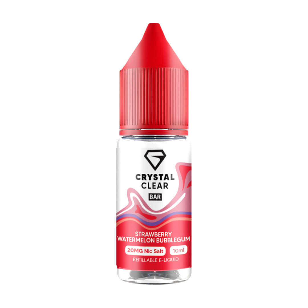 SKE Crystal Clear Strawberry Watermelon Bubblegum 20mg Nicotine Salt E-Liquid