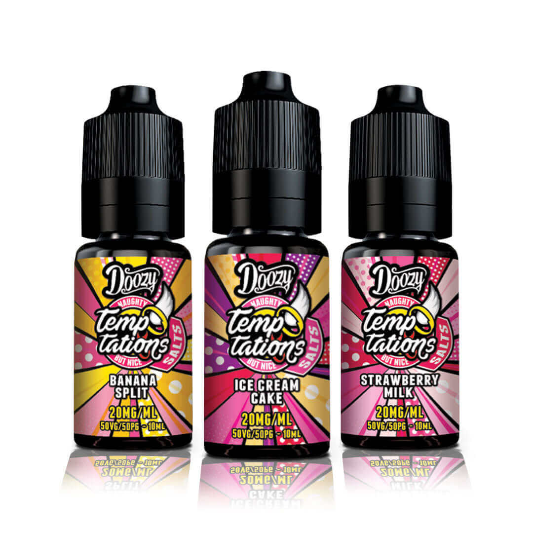 Group image of Doozy Vape Co Temptations Salts 10ml Nicotine Salt E-Liquid