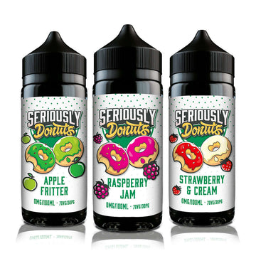 Group image of Doozy Vape Co Seriously Donuts 100ml Shortfill E-Liquid
