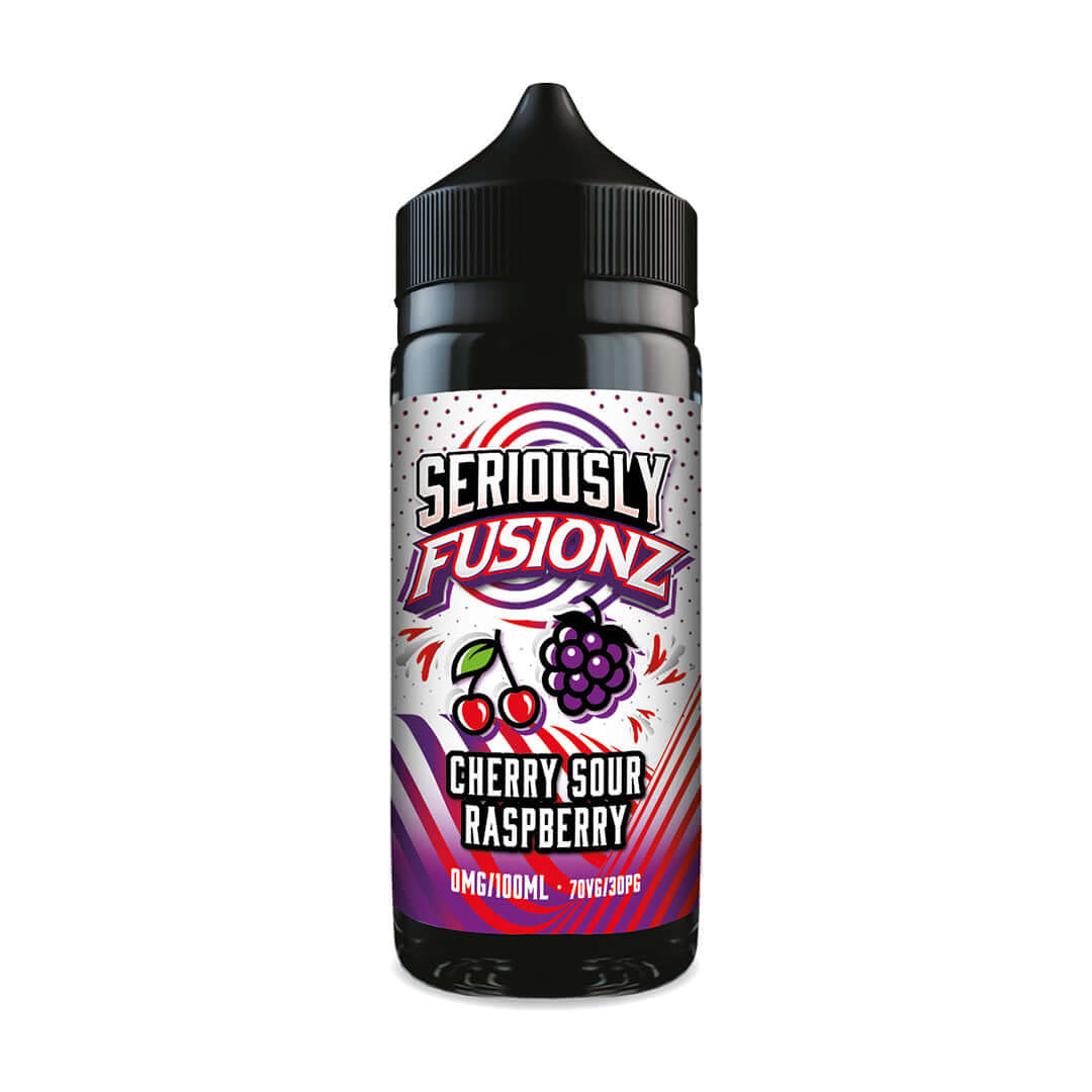 Doozy Vape Co Seriously Fusionz Cherry Sour Raspberry 100ml Shortfill E-Liquid