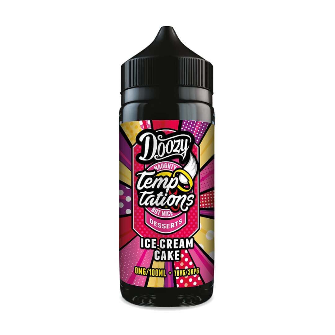 Doozy Vape Co Temptations Ice Cream Cake 100ml Shortfill E-Liquid