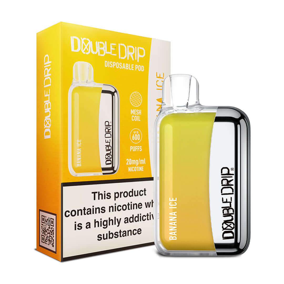 Double Drip Banana Ice Disposable Vape
