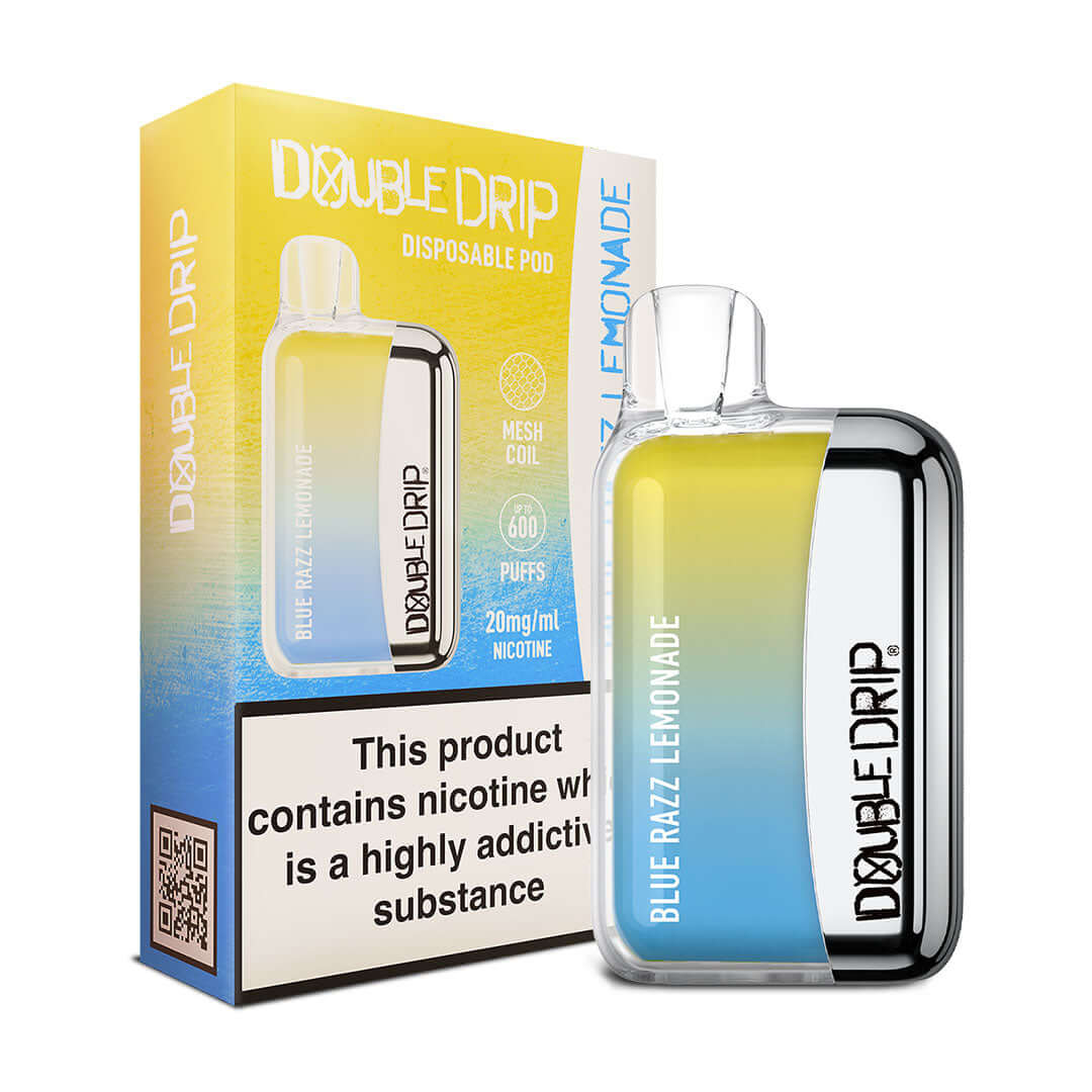 Double Drip Blue Razz Lemonade Disposable Vape