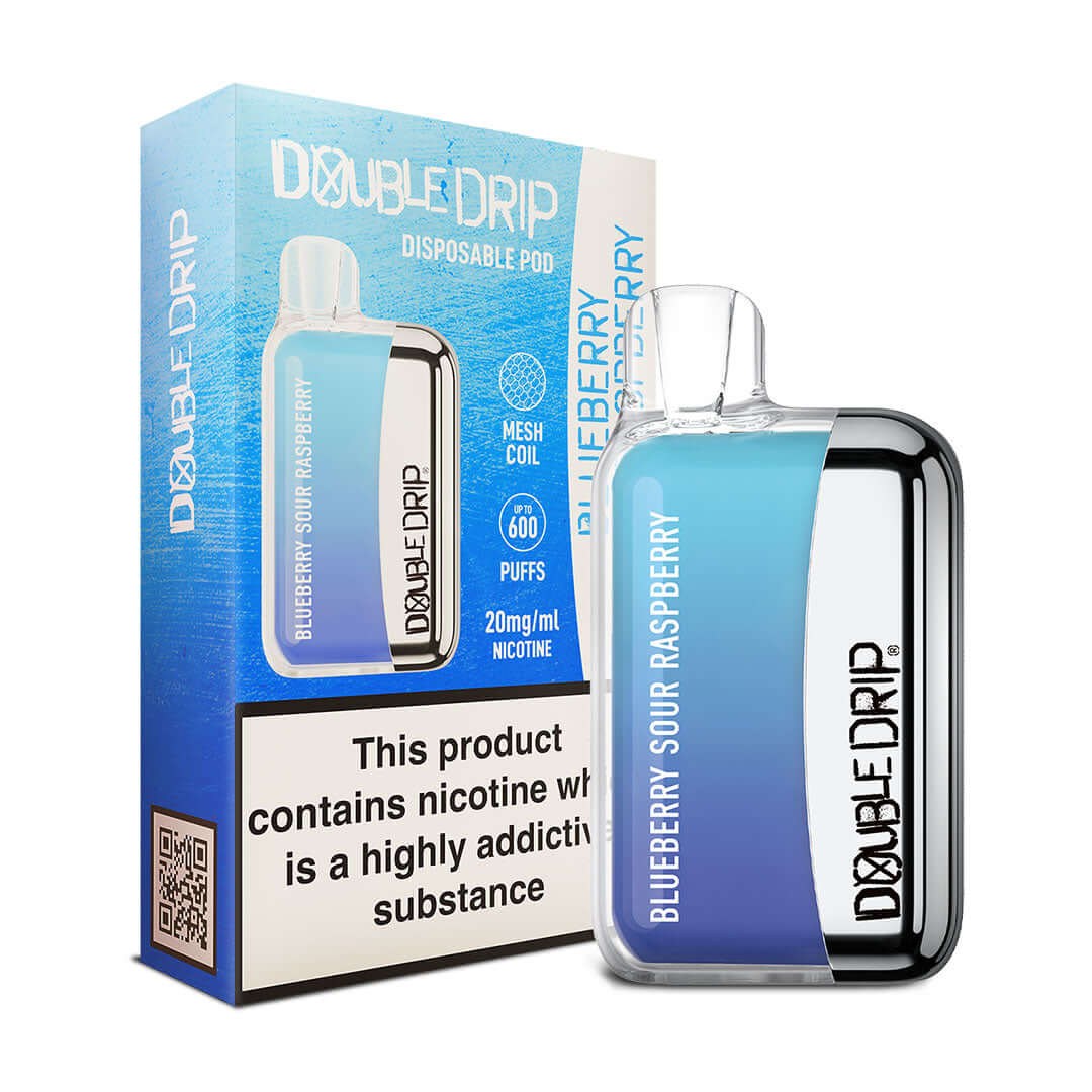 Double Drip Blueberry Sour Raspberry Disposable Vape