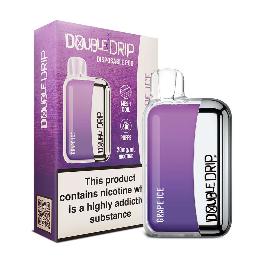 Double Drip Grape Ice Disposable Vape