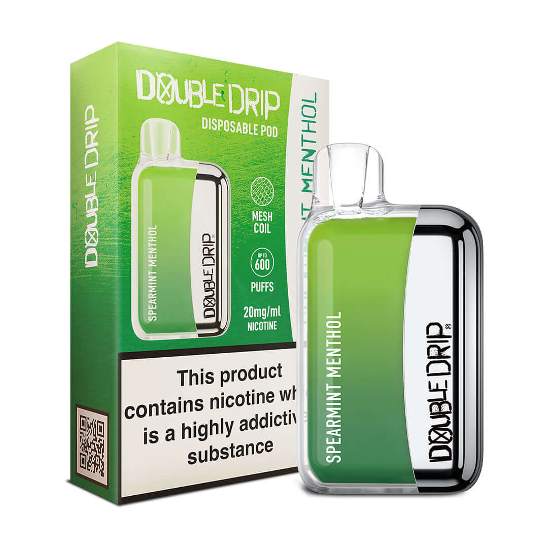 Double Drip Spearmint Menthol Disposable Vape