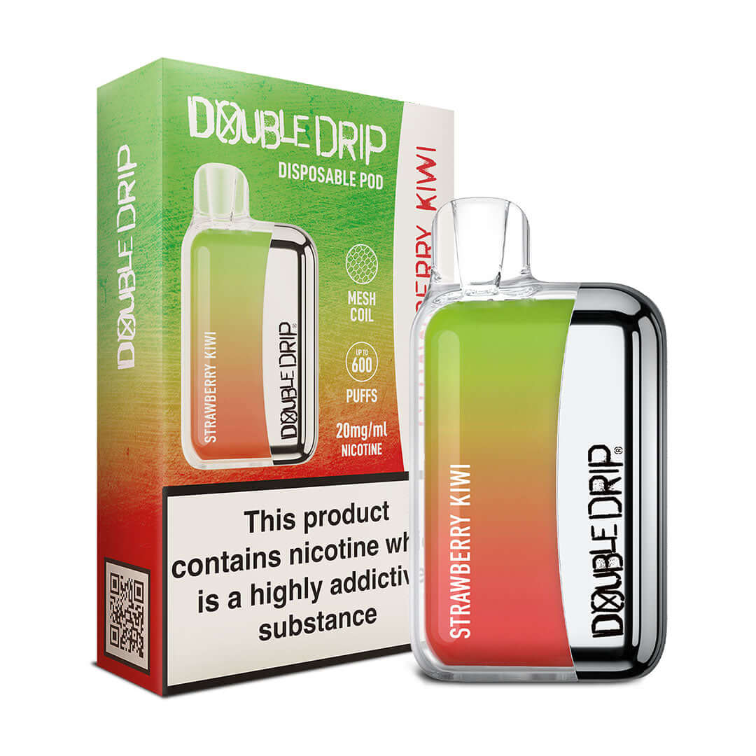 Double Drip Strawberry Kiwi Disposable Vape