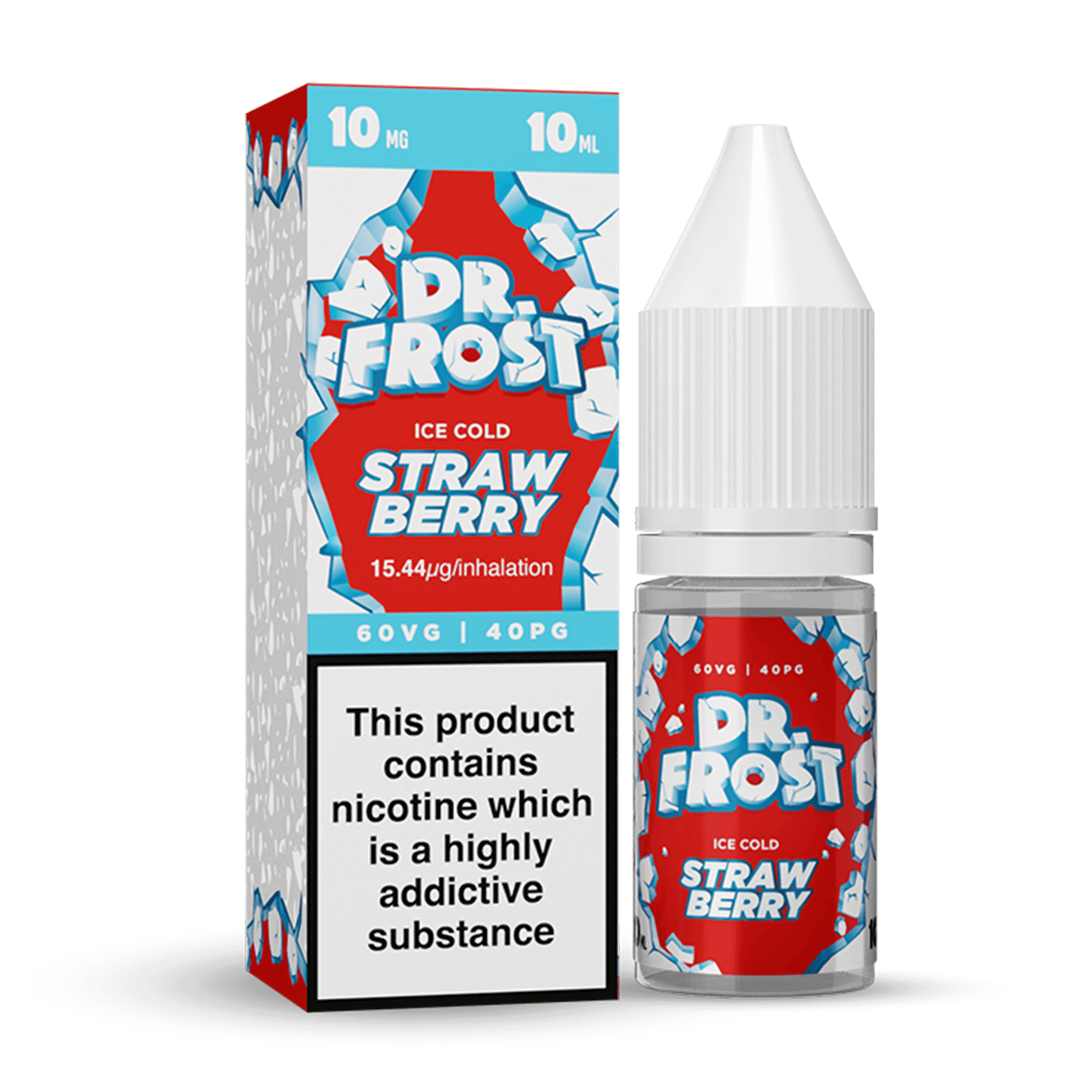 Strawberry Dr Frost Polar Ice 10ml Nicotine Salt E-Liquid