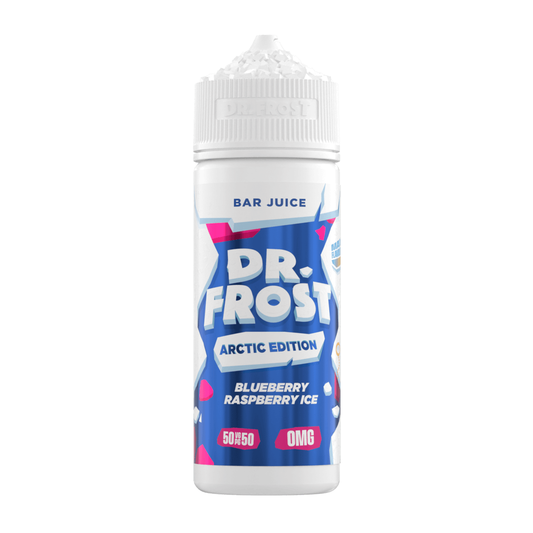 Blueberry Raspberry Ice Dr Frost Arctic Edition Bar Juice 120ml Shortfill E-Liquid