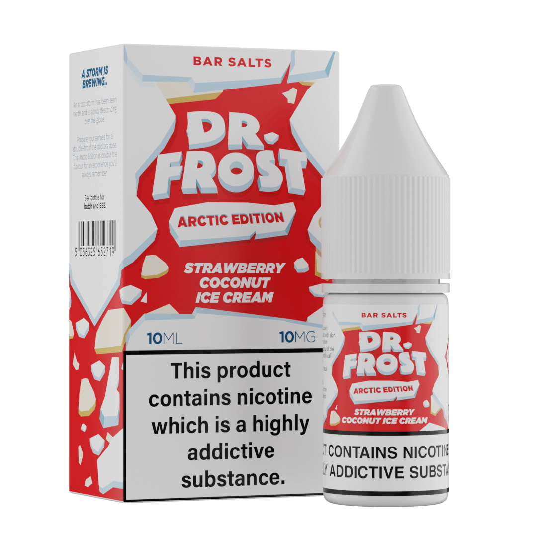 Dr Frost Arctic Edition Strawberry Coconut Ice Cream 10ml Nicotine Salt E-Liquid