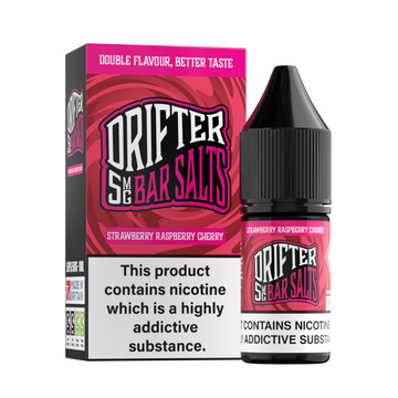 Drifter Bar Salts Strawberry Raspberry Cherry 5mg Nicotine Salt E-Liquid