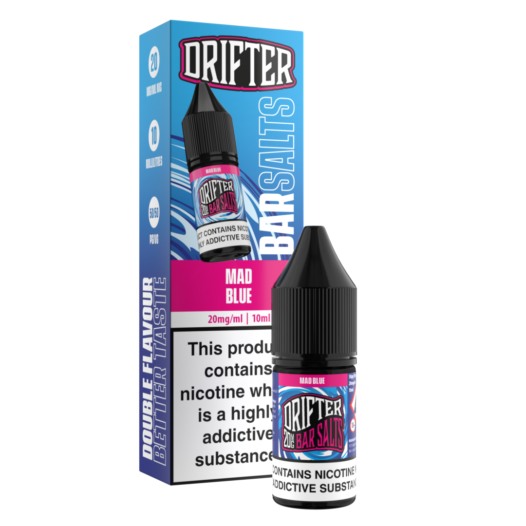 Mad Blue Drifter Bar Salts – 888 Vapour