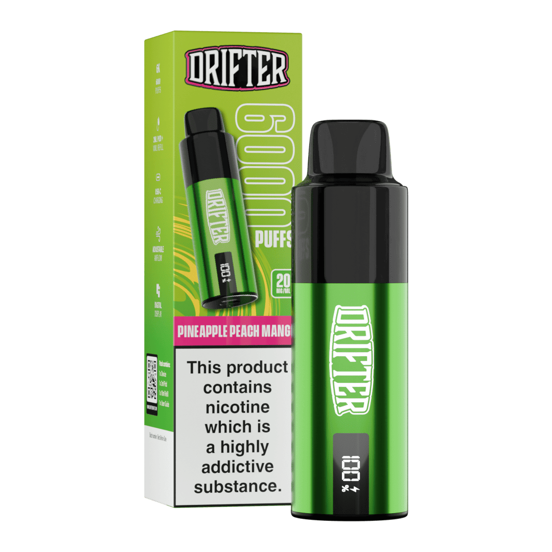 Drifter Bar 6k Pineapple Peach Mango Prefilled Pod Kit