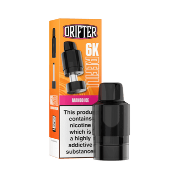 Drifter Bar 6k Mango Ice Replacement Pod