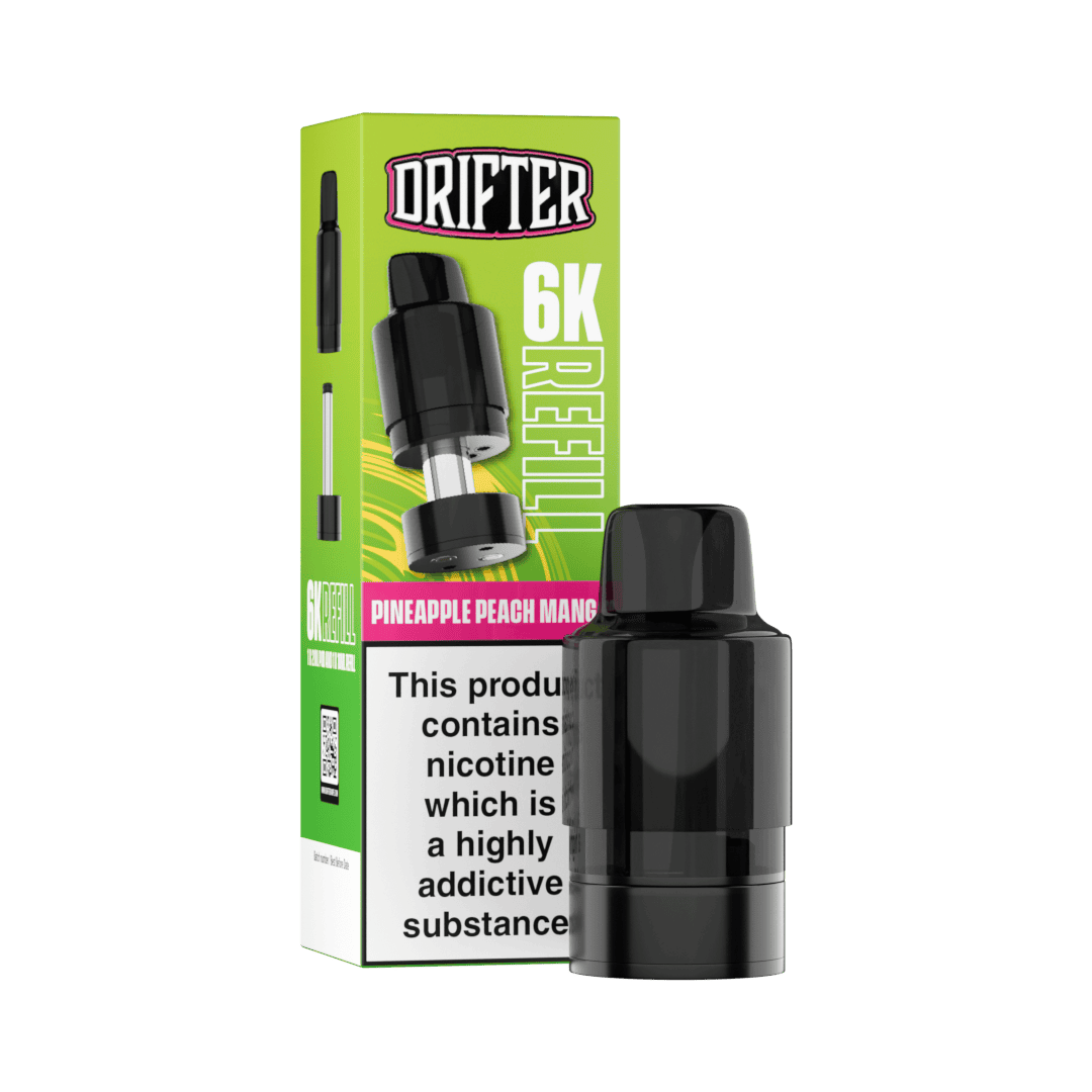 Drifter Bar 6k Pineapple Peach Mango Replacement Pod