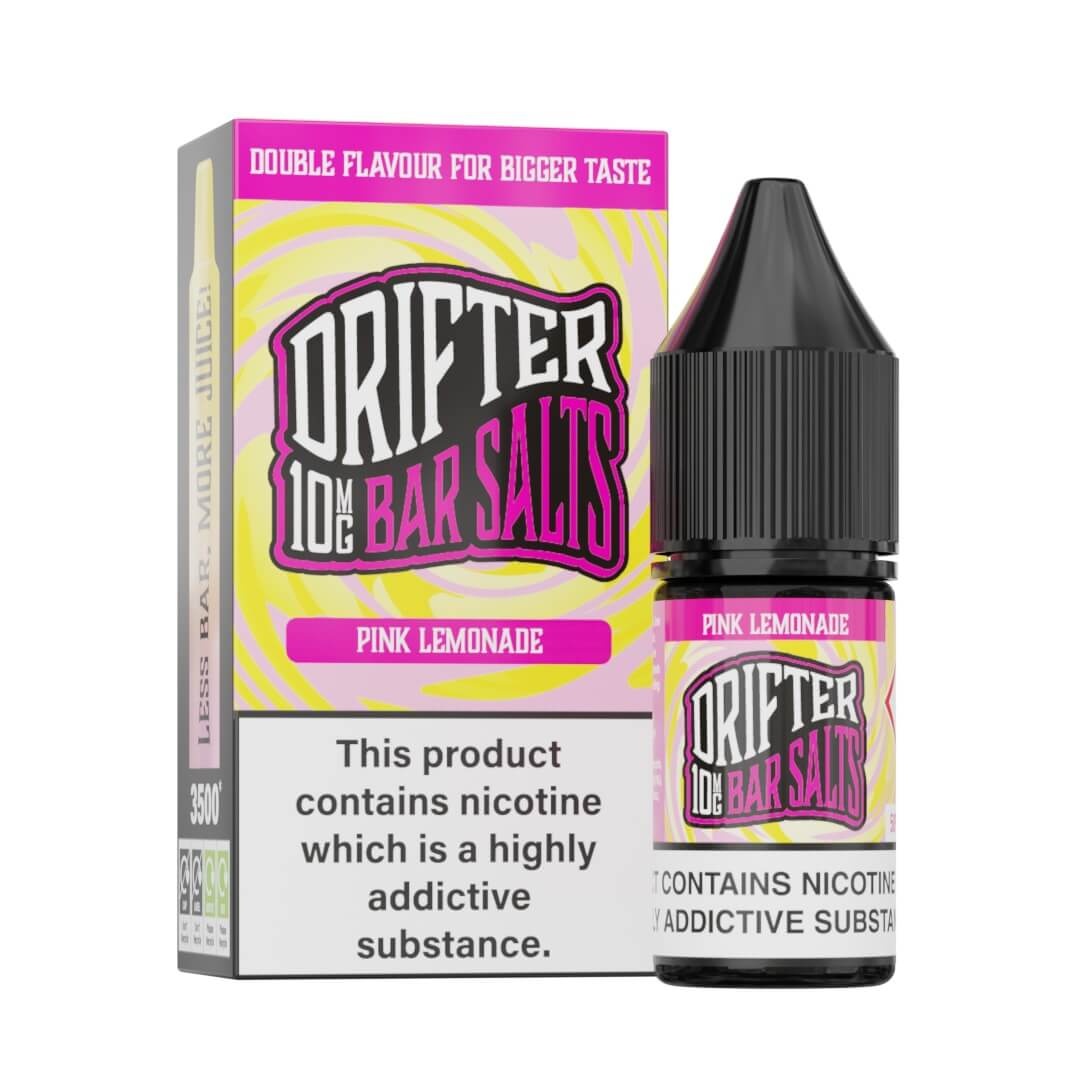 Drifter Bar Salts Pink Lemonade 10mg Nicotine Salt E-Liquid