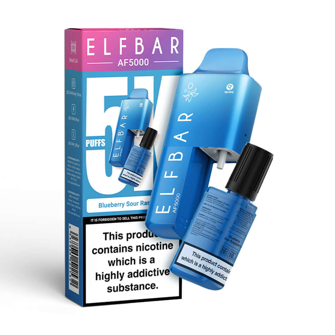 Elf Bar AF5000 Blueberry Sour Raspberry Disposable Vape